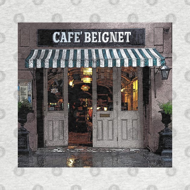 CAFE BEIGNET NEW ORLEANS by JerryGranamanPhotos71